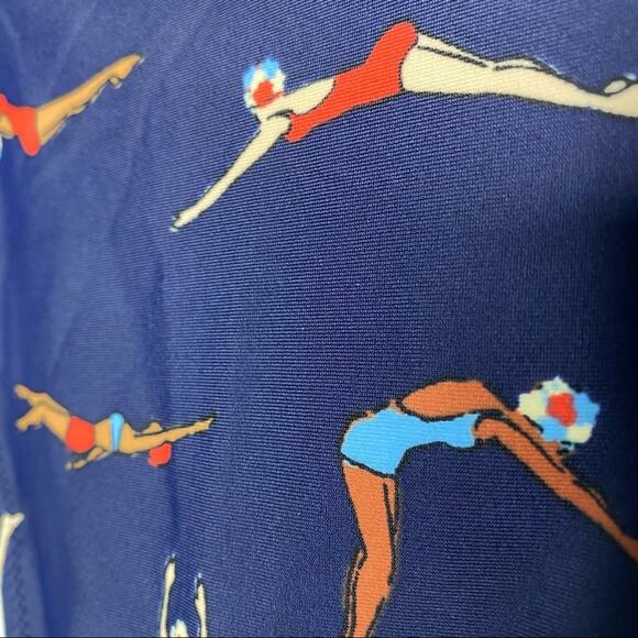 aerie Aquabatix Diver Bikini Bottoms XXS Navy Blue Swimwear Novelty Rare Women's - Picture 6 of 8